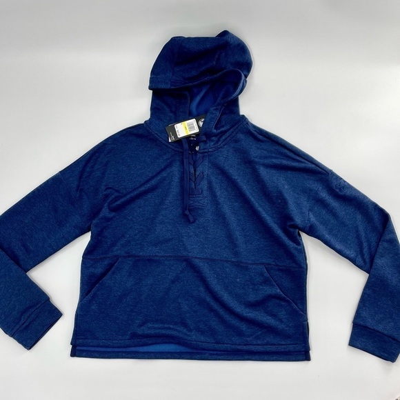 Under Armour Womens Loose Light Weight Boxy Lace Up Hoodie NWT - Picture 1 of 11
